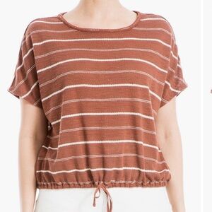 NWT Max Studio striped top